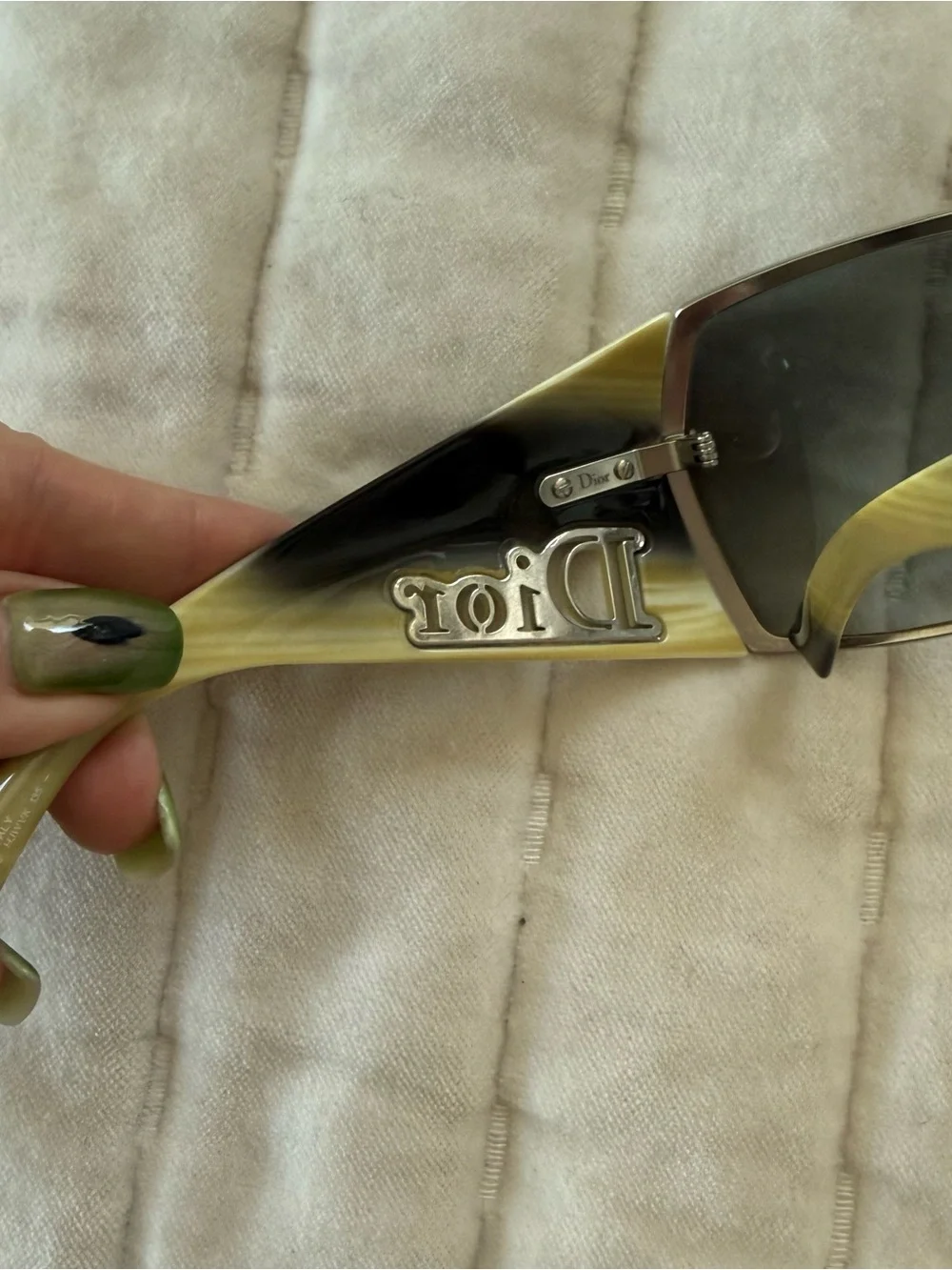 Y2K RARE ARCHIVE Dior GAUCHO 2 Large Wrap Galliano shield unisex sunglasses